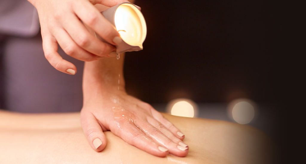 Massaggio con candele